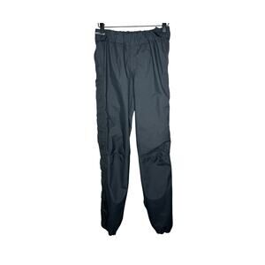 Vintage Moonstone Gore-Tex Shell Pants Womens M Black Full Zip Rain Snow Hiking